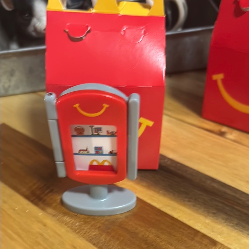 McDonald's Red and Gray Happy Meal Toy